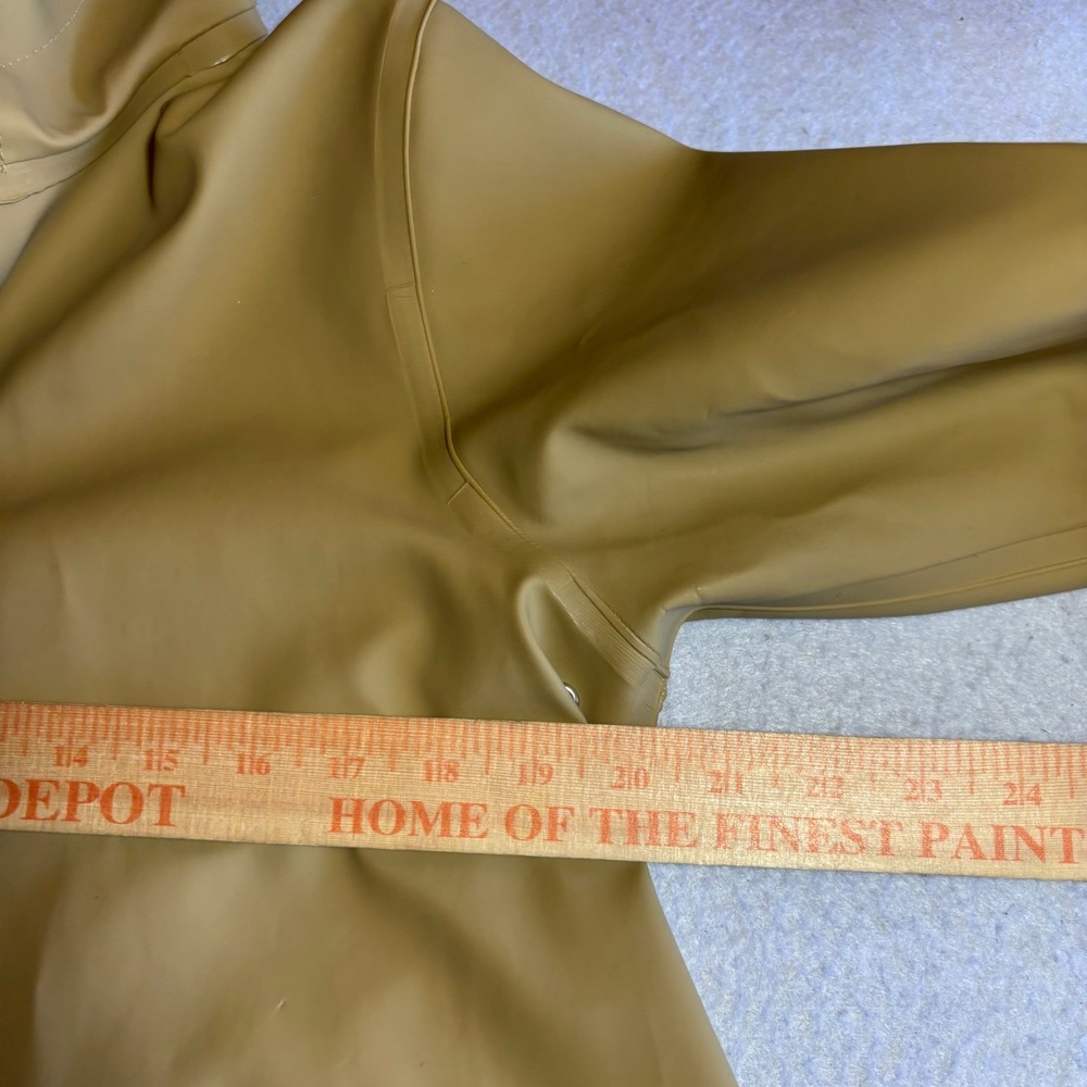 STUTTERHEIM Womens Tan Raincoat Hooded Snap Front Size S - Picture 6 of 11
